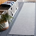 thumbnail image 2 of SAFAVIEH Martha Stewart Hampton Solid Indoor/Outdoor Runner Rug, Navy, 2' x 9', 2 of 9