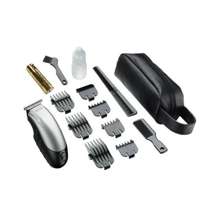 The Andis Trim 'N Go Silver Palm Trimmer Kit, 14-Pieces