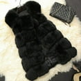 thumbnail image 1 of Gilet Sans Manches en Fausse Fourrure pour Femmes - DF, 1 of 2