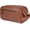 Tan, variant on Toiletry Travel Bag with Lining, Large Capacity Dopp Kit, Shaving Organizer for Men Women - Brown