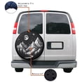 thumbnail image 4 of KAKALAD Mountain Views Moon And Stars In The Sky Spare Tire Cover Universal Vehicle Accessories Buckle Car Tools 16”in, 4 of 6