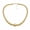 Gold, variant on Gold & Silver Plated Chunky Beaded Necklace for Women, CCB Ball Chain Choker Necklace, Statement Collarbone Jewelry, Hypoallergenic Trendy Gift for Her