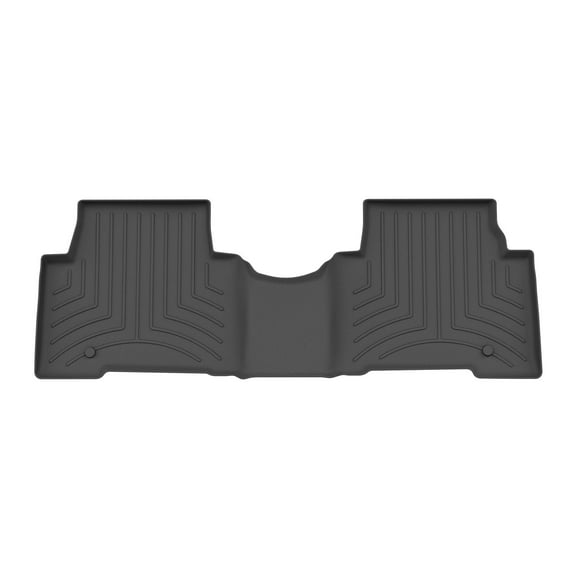 WeatherTech FloorLiner HP Custom Fit Floor Mats compatible with 2013-2018 Hyundai Santa Fe - 2nd Row, Black