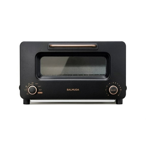 BALMUDA The Toaster Pro | Steam Oven Toaster | Compact Size 14.1″W × 12.6″D × 8.2″H | 6 Modes: Shokupan, Golden Toast, Pizza, Croissant, Oven, Salamander Grill | (Baking Tray Sold Separately) | Black