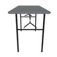 Lifetime 4 Foot Rectangle Folding Table, Indoor/Outdoor Essential, Gray