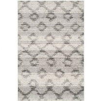 SAFAVIEH Adirondack Tamara Geometric Area Rug, Silver/Charcoal, 4' x 6'
