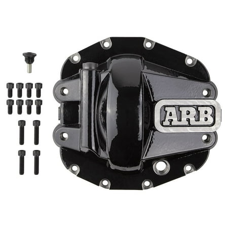 ARB Diff Cover Blk Jeep JL Rubicon Front - 0750011B Fits select: 2018-2019,2021 JEEP WRANGLER UNLIMITED