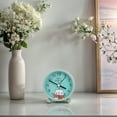 thumbnail image 2 of REGALWOVEN Cute Alarm Clock, Non-Tick Movement, with Spherical Base, Lovely Animal Patterns for Teens Green 3.1"L x 1.9"W x 3.3"H, 2 of 5