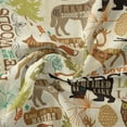 thumbnail image 4 of David Textiles 44" x 1 Yard Cotton Live Lodge Love Sewing & Craft Fabric Precut, Multicolor, 4 of 7