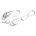 thumbnail image 4 of GOOHOCHY 16 Pcs Curved Shower Curtain Hook Bathroom Essentials 7X3.8cm Silver, 4 of 8