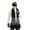 Black, variant on Lilgiuy Three Pieces Of Warm Autumn And Winter Suit Mixed Color Knitted Woolen Thick Hats, Scarves And Gloves