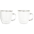 thumbnail image 2 of Bodum Bistro Double-Wall Insulated Glass Espresso Mugs, Set of 2, 2 of 3