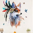 thumbnail image 4 of Guardoinrt Wall Sticker PVC Animal Pattern Decals Backdrop Mural Art Poster Self-Assembly DIY Removable Decoration Window Gifts, 4 of 6