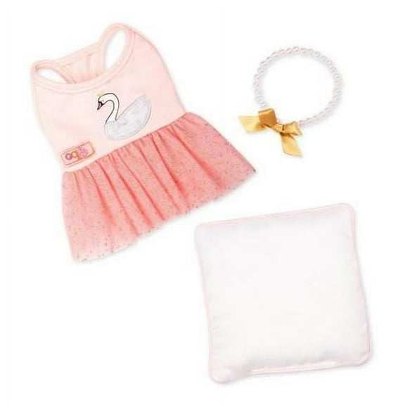 Our Generation Pet Dog Ballet Outfit , Pirouette Puppy, pack of 5