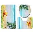 thumbnail image 1 of Cateissary Lo más nuevo, 3 unidades/juego de fundas para asiento de inodoro, alfombrilla antideslizante para baño, alfombras lavables florales para baño, Decoración del hogar TYPE3 2 # Cateissary JJ25268-03, 1 of 6