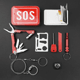 thumbnail image 1 of 5 Outdoor equipment, wilderness survival tools, emergency kit SOS rescue box set, 1 of 6