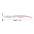 thumbnail image 2 of 1 Pc Folding Type Eyebrow Trimmer for Bathroom Travel Hotel Toilet Bedroom Pink ABS Stainless Steel, 2 of 4