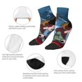 thumbnail image 5 of Lsque Scooby-Doo Printed Crew Socks, Moisture-Wicking Socks, Athletic Socks for Men Breathable Cushion Socks Casual Sport Socks for Running Traveling, 5 of 6