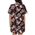 thumbnail image 3 of Kdxio Butterfly Print Pajamas Sets for Women Short-Sleeved Pjs with Lounge Shorts Two Piece Sleepwear S-4XL, 3 of 9