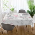 thumbnail image 3 of Yayeee Tablecloths 60" x 60" Rectangle Wrinkle Resistant Party Table Cover, Cartoon Elephant, 3 of 8