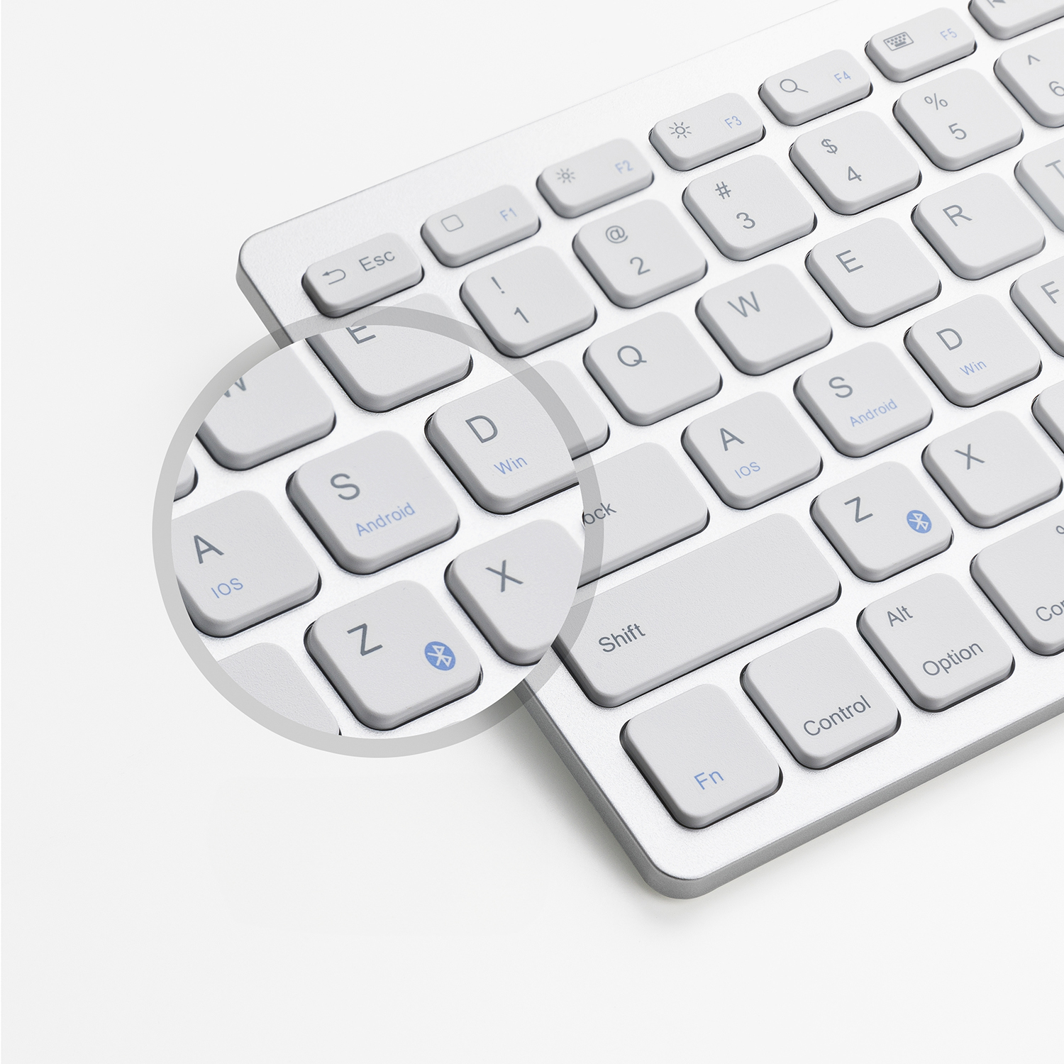 Anker Ultra Slim Bluetooth Keyboard, White photo 3