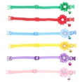 thumbnail image 3 of Miangastore 6Pcs Kitten Adjustable Collar Bell for Pet PVC with Green Color, 3 of 8