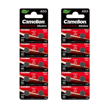 Camelion AG3 Alkaline Button Cell 20 Pack