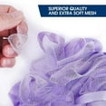 thumbnail image 4 of Okaka Loofah Bath Sponge Body Sponge Loofa Shower Puff Exfoliating Soft Fancy Men Women 4 Pack, 4 of 9