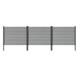thumbnail image 2 of AKDSteel No-Dig 3-Panel Privacy Screen, Rust-Resistant Metal Garden Fence, Decorative Outdoor Barrier for Patio, Flower Beds, Vegetable Gardens, and Yard, 2 of 7