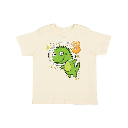 

Inktastic Dinosaur Astronaut 3rd Gift Toddler Boy or Toddler Girl T-Shirt