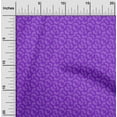 thumbnail image 2 of oneOone Cotton Silk Violet Fabric Asian Paisley Quilting Supplies Print Sewing Fabric By The Yard 42 Inch Wide, 2 of 4