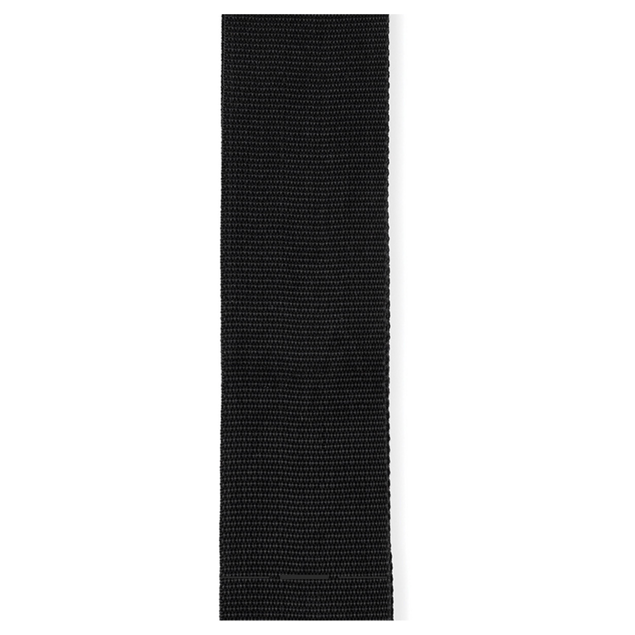 D'Addario 75mm Polyester Guitar Strap Black