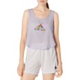 thumbnail image 1 of adidas womens Pride Tech Crop Purple Tint Large, 1 of 2