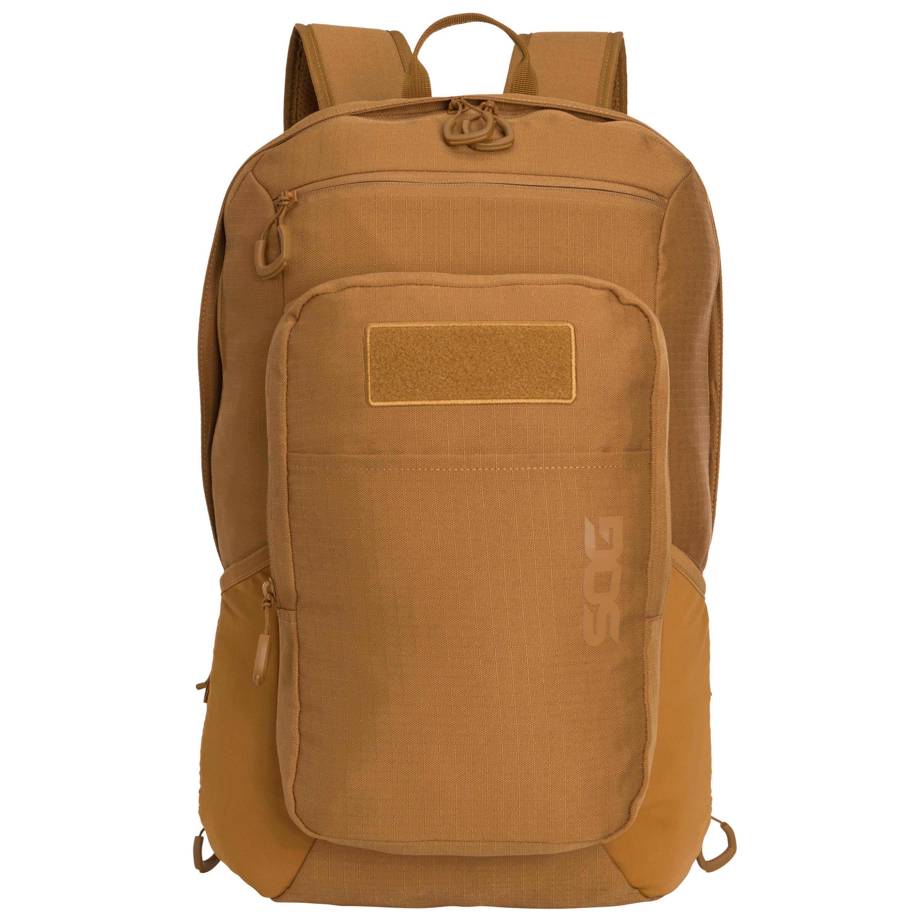 SOG Pro 28L Everyday Polyester Backpack, Brown, Suitable for Adults and Teens
