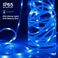 thumbnail image 6 of Blue Rope Light, 33ft 100 LEDs Outdoor Christmas Light, 6 of 7