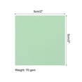 thumbnail image 2 of Uxcell Origami Paper Double Sided Sheet for Art Craft Project Beginner 50 Sheets Light Green 2x2 inch, 2 of 5