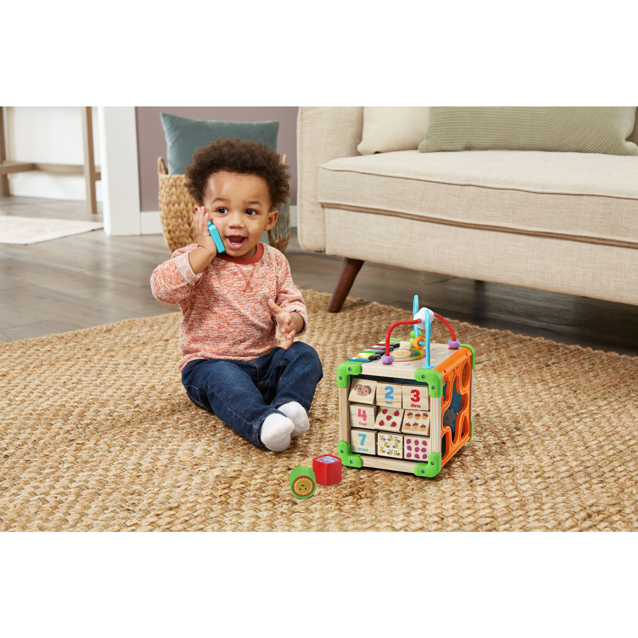 LeapFrog Touch & Learn Wooden Activity Cube photo 3