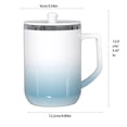 thumbnail image 3 of Ganfancp Vaso Mezclador 400Ml Diferencia de Temperatura Mezclador Automático Taza de Café Home Office Taza Mezcladora de Viaje Apta para Beber Café Leche Chocolate Caliente Ofertas Flash Liquidación, 3 of 7