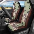 thumbnail image 2 of Xoenoiee Chihuahua Dog Paws Print Car Seat Cover Auto Seats Covers for Front Seat, 2 Piece Driver Seat Protector Auto Seat Covers Universal Fit for Car Truck/SUV/Vans, 2 of 6