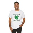thumbnail image 4 of Lucky Shirt, Bella & Canvas, Unisex, Cotton Short Sleeve T-Shirt, XS - 5XL, 4 of 6