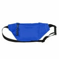 thumbnail image 5 of Unisex Belt Bag Crossbody Waist Bag with Adjustable Strap and 3-Zipper Pockets for Workout Shopping Travelling Hiking, 5 of 9
