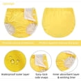 thumbnail image 3 of TYMZDYN 2 Packs Baby Reusable Swim Diapers Soft and Silky Toddler Swim Diaper Washable Baby Swim Diaper 3T Baby Swim Trunks Swimming Diapers Size 3 Waterproof Diapers for Swimming Boys and Girls, 3 of 6