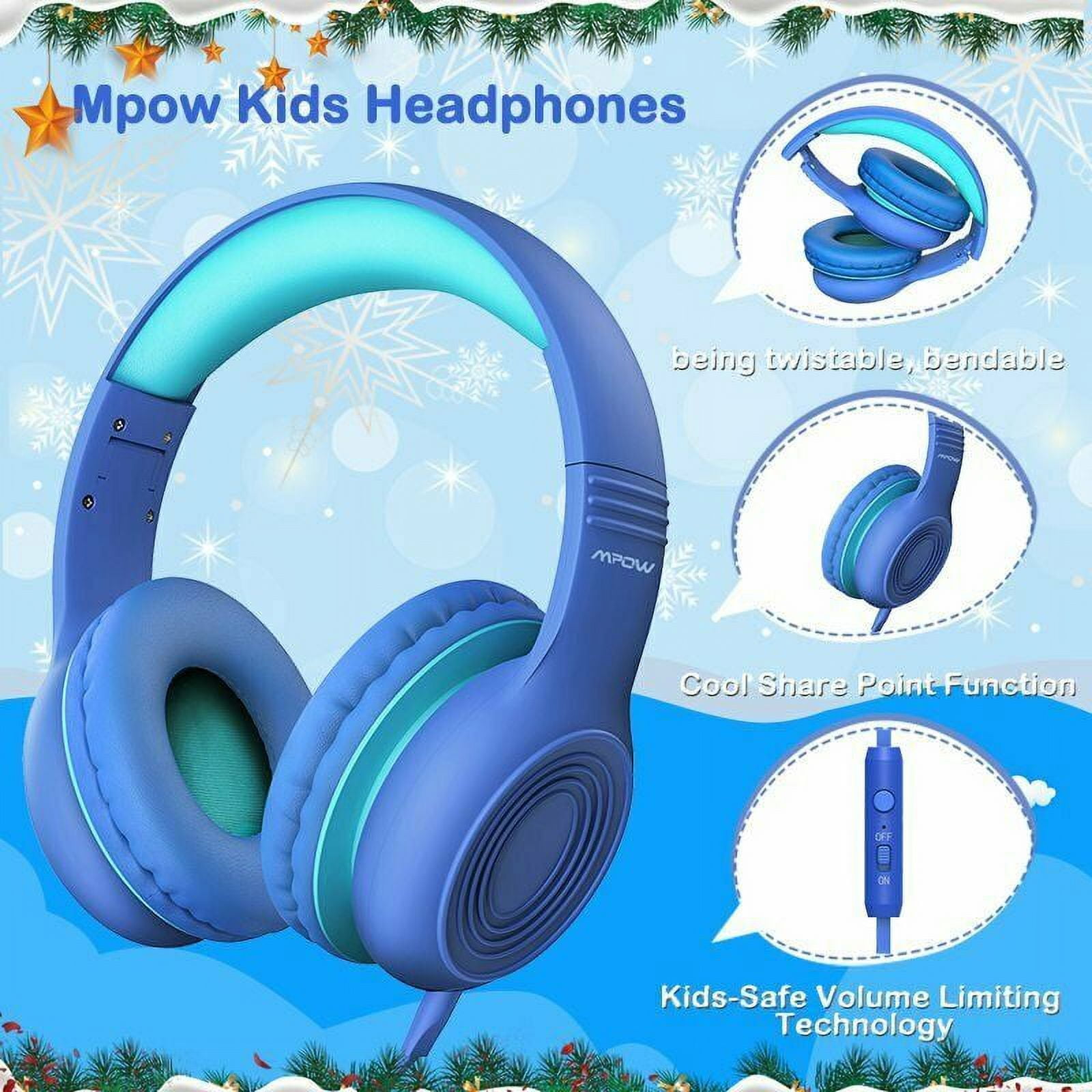 Casque Audio pour Enfants, Mpow CH6S Écouteurs pour Enfant Filaire avec  Limite de Volume (85dB-94dB), partage audio pour école- Bleu - Cdiscount TV  Son Photo