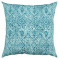 thumbnail image 1 of HomeRoots 403548 Teal Nested Diamonds Indoor & Outdoor Throw Pillow, 1 of 1