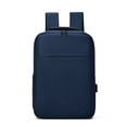 thumbnail image 2 of Slim Laptop Backpack, 15.6 Inch Capacity, Water-Resistant Material, USB Charging Port, Adjustable Shoulder Straps, For Business Travel, Commuting Students, Men Women, Travel Gear, Daily Use $BS$3, 2 of 9