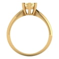 thumbnail image 4 of 1 ct Marquise Cut Natural Citrine Solitaire Engagement Ring for Women in 18K Yellow Gold, 4 of 5