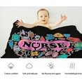 thumbnail image 3 of Nurse Gifts Blanket, 40 x 50 Inch Throw Lightweight Super Soft Cozy Blankets for Couch Bed Sofa Chair, Nurse Appreciation Gifts,Nurse Gifts for Nursing Student, 3 of 6