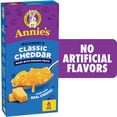 thumbnail image 3 of Annie's Macaroni and Classic Cheddar with Organic Pasta, Made with Real Cheese, 6 oz, 3 of 15