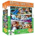 thumbnail image 1 of 44 Cats 3pk Puzzles, 1 of 2