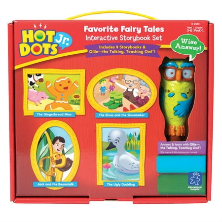 Hot Dots Jr. Interactive Storybook Set, Favorite Fairy Tales with Ollie the Owl